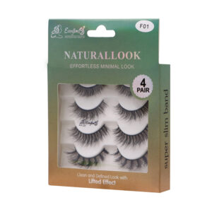 Everytime53 4 Pair Natural Look Eye Lashes